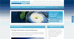 Desktop Screenshot of floridahurricanevictims.com